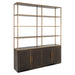 Richmond Wandkast Carter Eiken en metaal, 220 x 180cm - Bruin