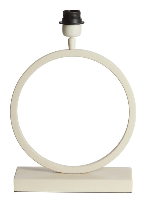 Light & Living Tafellamp Liva 42cm - Crème (excl. kap)