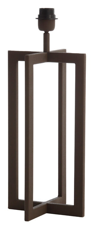 Light & Living Tafellamp Mace 46cm - Bruin (excl. kap) - ThatLyfeStyle