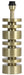 Light & Living Tafellamp Desley 40cm - Mat Goud (excl. kap)