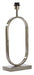 Light & Living Tafellamp Jamiri 45cm hoog - Nikkel (excl. kap)