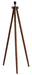 Light & Living Vloerlamp Ilias Mangohout, 122cm - Bruin (excl. kap)