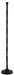 Light & Living Vloerlamp Kabati 147cm hoog - Mat Zwart (excl. kap)