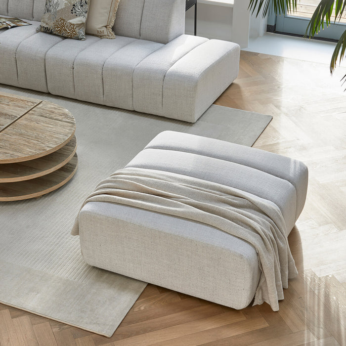 Rivièra Maison Hocker Dazzle Rich Tweed - Antiek Wit - ThatLyfeStyle