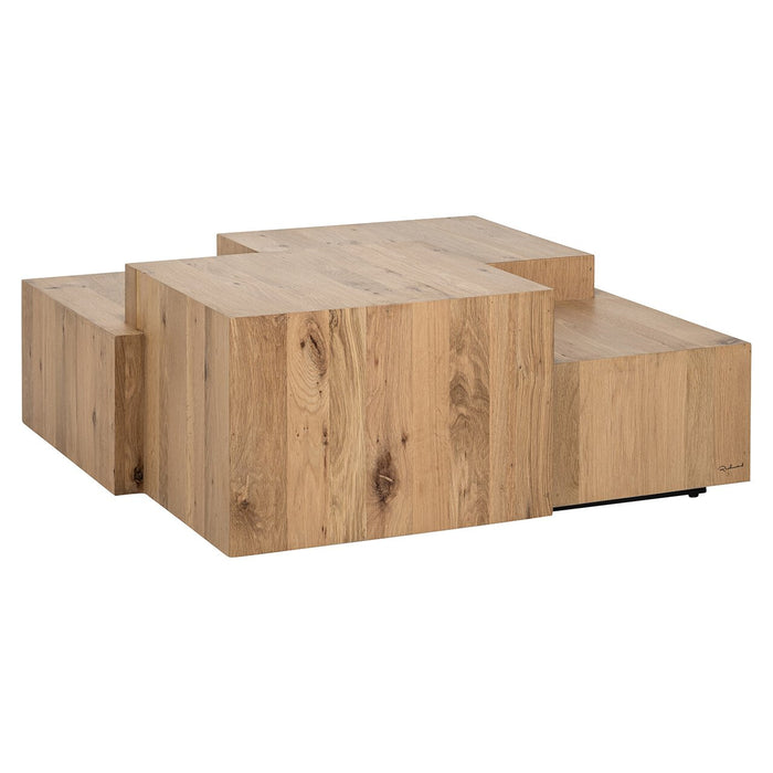 Richmond Salontafel Lennox Eiken, 100 x 100cm - Naturel - Vierkant