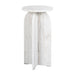 Richmond Bijzettafel Luciano Marmer, 28cm - Beige - Rond