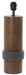 Light & Living Tafellamp Manilla Mangohout, 45cm (excl. kap) - Bruin