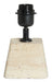Light & Living Tafellamp Kardan Travertin, 19cm - Zand (excl. kap)