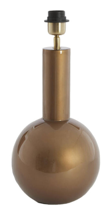 Light & Living Lampvoet Benao, 39cm - Glans Brons (excl. kap) - Rond