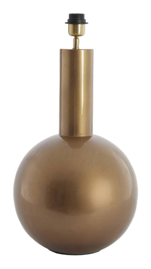 Light & Living Lampvoet Benao 53cm - Glans Brons (excl. kap) - Rond