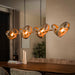 LifestyleFurn Hanglamp Homer 8-lamps - Beige - ThatLyfeStyle