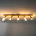 LifestyleFurn Plafondlamp Deatra Verstelbaar 5-lamps - Amber/Beige