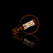 Kooldraadlamp Bol L G95 Ø9,5cm, LED E27 / 6W, Goldline, dimbaar - Amberkleurig glas