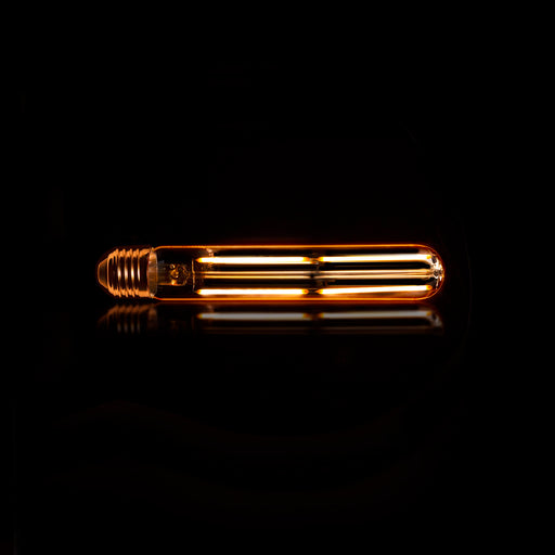 LifestyleFurn Kooldraadlamp Buis T32-L185 18,5cm, LED E27 4W - Amber, dimbaar