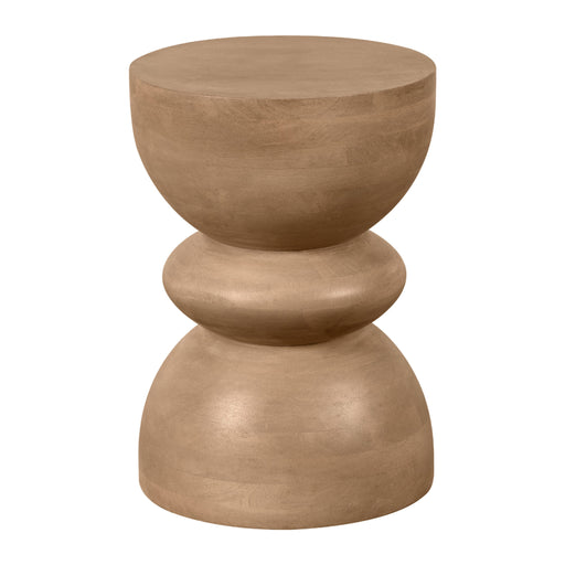 Lewis & Loft Bijzettafel Luis - Gestapeld - FSC® mangohout - Rond 35 - Naturel mat
