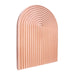 QUVIO Decoratieve regenboog tray - Groot - Hout - Bruin