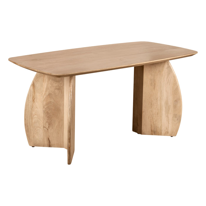 Lewis & Loft Eettafel Lon - Deens ovaal - FSC®-gecertificeerd mangohout - 160x80 cm - Naturel