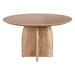Lewis & Loft Eettafel Lupe - Rond ⌀130 - FSC®-gecertificeerd mangohout - Naturel