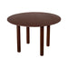 Lewis & Loft Eettafel Lian - Rond ⌀120 cm - FSC®-gecertificeerd mangohout - Walnoot bruin