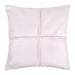 QUVIO Kussenhoes geometrisch - Gestikt patroon - 45x45 cm - Beige