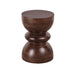 Lewis & Loft Bijzettafel Luis - Gestapeld - FSC® mangohout - Rond ⌀35 - Walnoot bruin