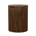 Lewis & Loft Bijzettafel Lonne - FSC® mangohout - Met opbergruimte - ⌀40 cm - Bruin