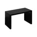 Lewis & Loft Halbankje Lexi - 73x35x43cm - FSC® gecertificeerd mangohout - Klein - Zwart
