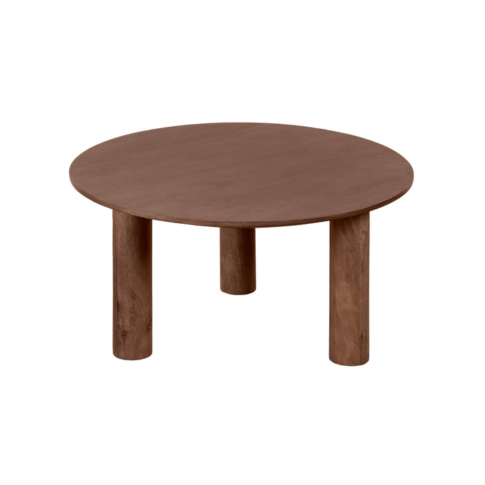 Lewis & Loft Salontafel Lian - FSC® Mangohout - Rond ⌀70 cm - Bruin