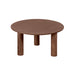 Lewis & Loft Salontafel Lian - FSC® Mangohout - Rond ⌀70 cm - Bruin