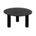 Lewis & Loft Salontafel Lian - FSC® Mangohout - Rond ⌀70 cm - Zwart