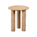 Lewis & Loft Bijzettafel Lian - FSC® Mangohout - Rond ⌀40 cm - Naturel