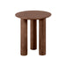 Lewis & Loft Bijzettafel Lian - FSC® Mangohout - Rond ⌀40 cm - Bruin