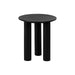 Lewis & Loft Bijzettafel Lian - FSC® Mangohout - Rond ⌀40 cm - Zwart