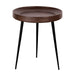 Lewis & Loft Bijzettafel Luus - FSC® Mangohout - Rond ø46 cm - Walnoot bruin