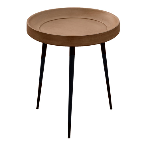 Lewis & Loft Bijzettafel Luus - FSC® Mangohout - Rond ø46 cm - Mat bruin