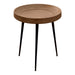 Lewis & Loft Bijzettafel Luus - FSC® Mangohout - Rond ø46 cm - Mat bruin