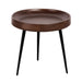 Lewis & Loft Bijzettafel Luus - FSC® Mangohout - Rond ø40 cm - Walnoot bruin
