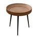 Lewis & Loft Bijzettafel Luus - FSC® Mangohout - Rond ø40 cm - Mat bruin