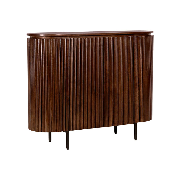 Lewis & Loft Dressoir Lena - Met 2 deuren - FSC®-gecertificeerd mangohout - Walnoot bruin