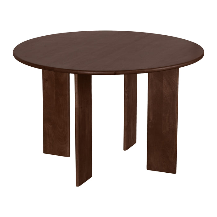 Lewis & Loft Eettafel Lila - Rond ⌀120 - FSC®-gecertificeerd mangohout - Bruin