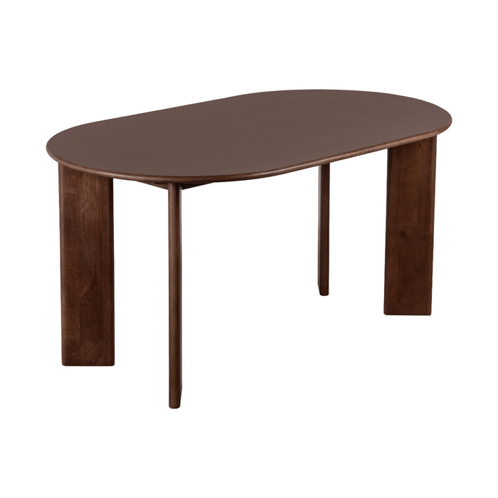 Lewis & Loft Eettafel Lila - Ovaal - 160 x 90 cm - FSC®-gecertificeerd mangohout - Brown