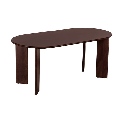 Lewis & Loft Eettafel Lila - Ovaal - 180 x 90 cm - FSC®-gecertificeerd mangohout - Walnoot bruin