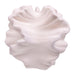 QUVIO Witte vaas - Decoratief object - Keramiek - Coral - Wit