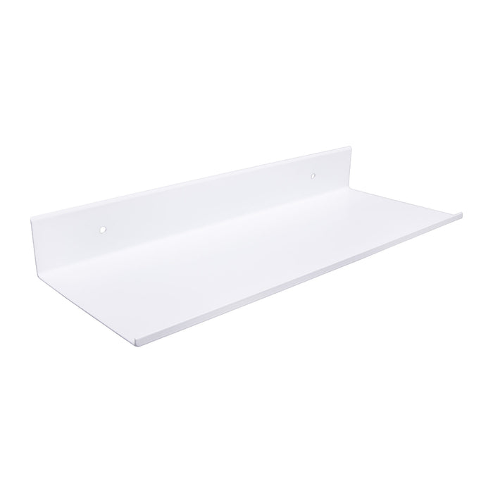 QUVIO Wandplank - Metaal - 30 x 12 x 4 cm - Wit