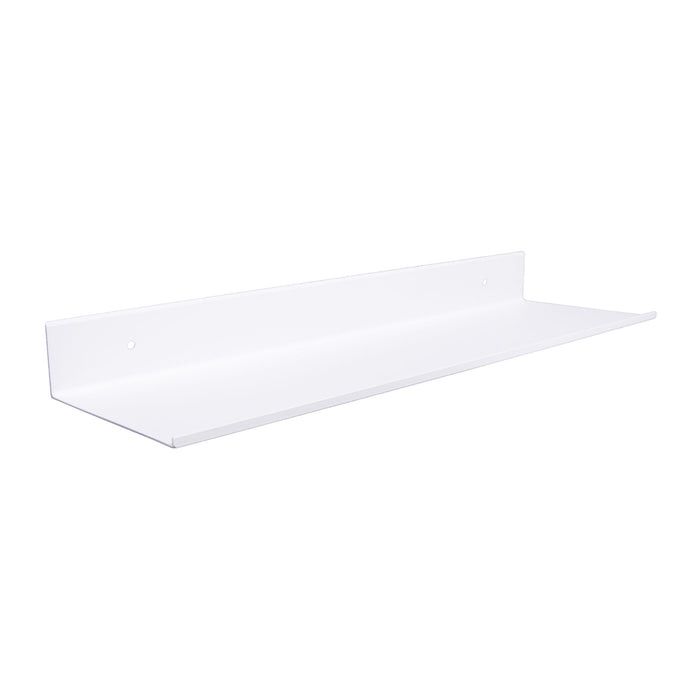 QUVIO Wandplank - Metaal - 40 x 12 x 4 cm - Wit