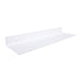 QUVIO Wandplank - Metaal - 60 x 12 x 4 cm - Wit