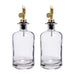XIVADA Olijfolie Fles - Met schenktuit - Glas - 500 ML - Set van 2