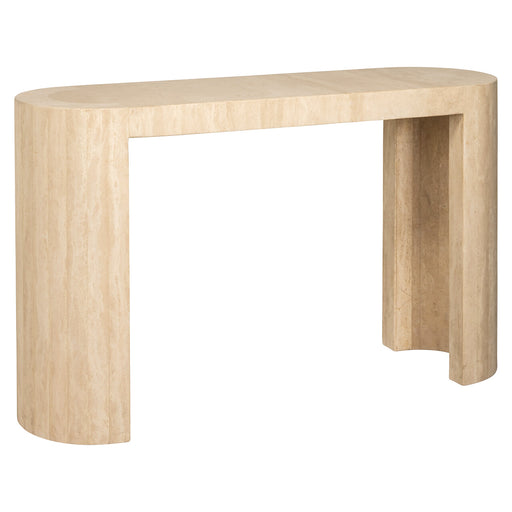 Richmond Ovale Sidetable Biltmore Travertin, 140cm - Beige