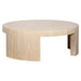 Richmond Ronde Salontafel Biltmore Travertin, 100cm - Beige