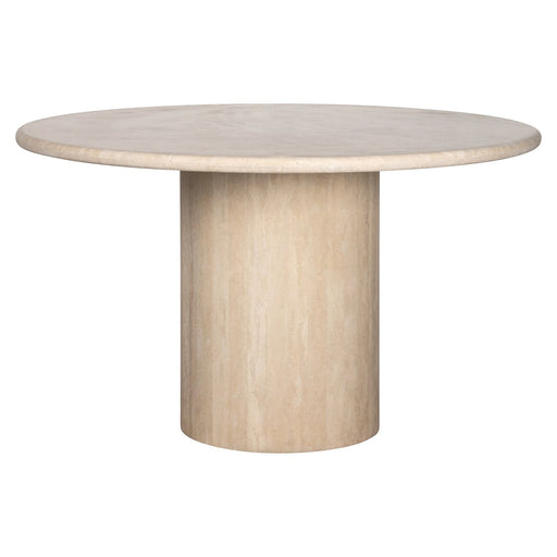 Richmond Ronde Eettafel Renaissance Travertin, 130cm - Beige